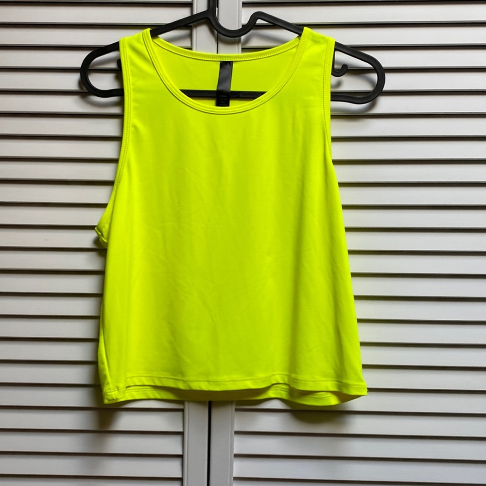 Neon yellow cami size S NWOT.